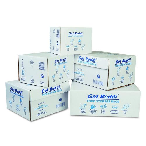 8 Quart Low Density Poly Food Bag 8''x4''x18'' 1.2mil, Clear (1000 Per Case)