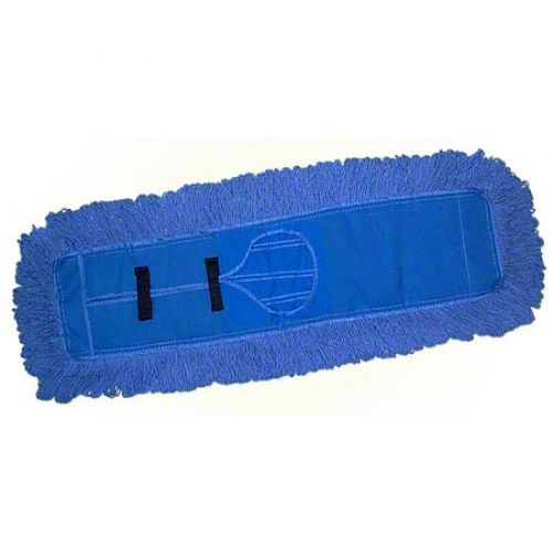 ABCO Loopend Dust Mop With Velcro 5x48 Loopend Blue Dust Mop Pack 1 / EA (12/Cs)
