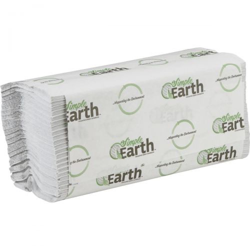 Simple Earth C-Fold Towel 11.42 X 10 White Pack 2400 / cs