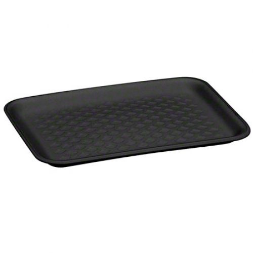 #2 Foam Food Tray 8.25''x5.75''x1'', Black, 125/Pack