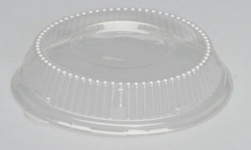 APET Plastic Dome Bowl Lid, Clear, 50/Pack
