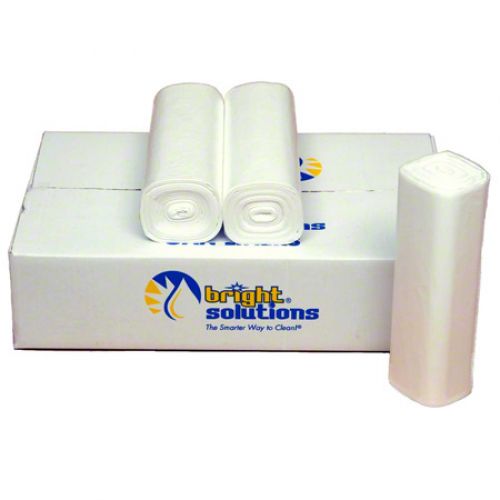 60 Gal. High Density ''Highland Supply'' Can Liner 38''x60'' 17mic, Clear (200 Per Case, 1 Case)