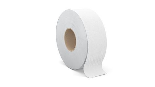 Jumbo Toilet Paper 2-Ply 3.45''x750', White