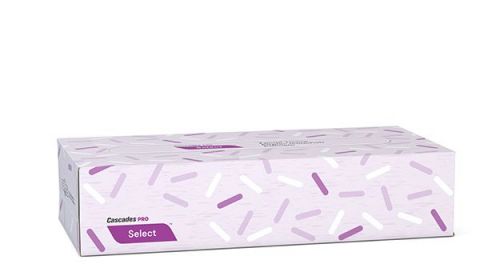 2-Ply Facial Tissue 8.1''x7.3'', Flat Box, White (100 Per Box, 30 Boxes)