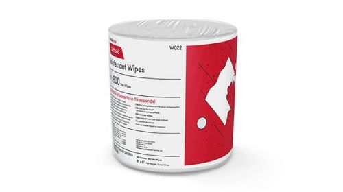 Disinfecting 2-Ply Wet Wipers Bucket Refill 6''x8'', Roll, White (800 Per Roll, 2 Rolls)