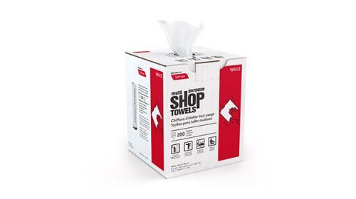 DRC Heavy Weight 1-Ply Wipers 9''x13'', Pop-Up Box, White (200 Per Box, 8 Boxes)