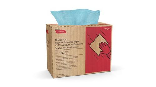 S700 High Performance Interfold 1-Ply Wipers 9.75''x16.75'', Pop-Up Box, Turqoise (125 Per Box, 6 Boxes)