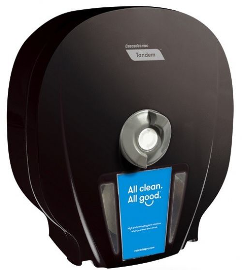 X4 High Capacity 4-Roll Toilet Paper Dispenser, Black