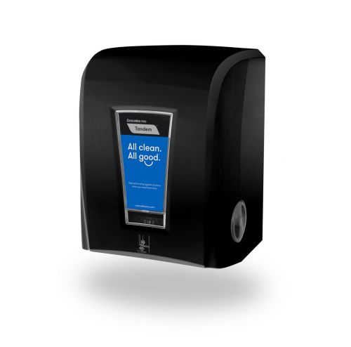 Electronic Hybrid Towel Dispenser, Black