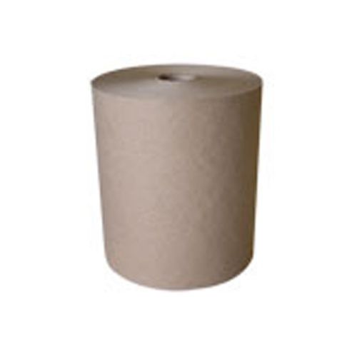 1-Ply Hardwound Paper Towel Roll 7.88''x800', Natural (6 Rolls)