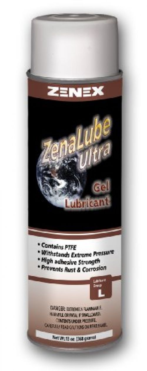 Zenex ZenaLube Ultra Penetrating Gel Lube PTFE / Aerosol Pack 12/cs