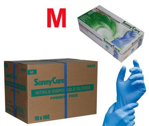 SunnyCare Nitrile Powder Free Gen Purpose Medium Pack Box