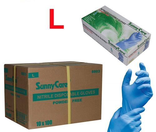 SunnyCare Nitrile Powder Free Gen Purpose Large Pack Box