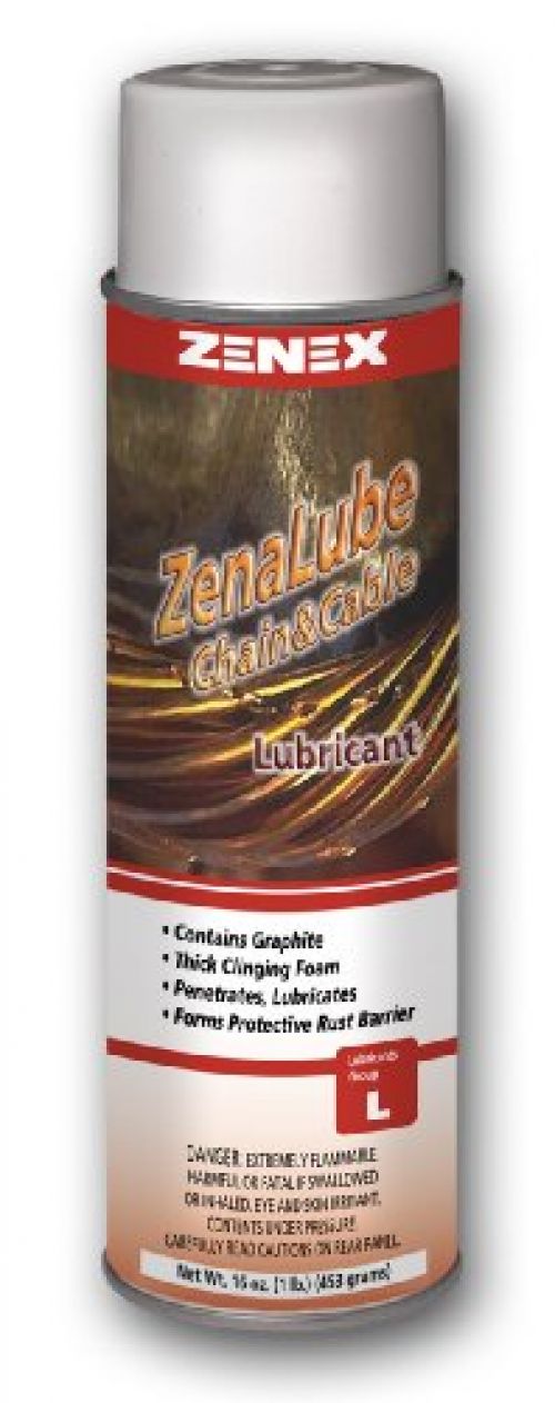 Zenex ZenaLube Chain Cable/Chain Lubricant / Aerosol Pack 1 EA