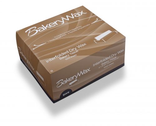 Bagcraft Interfolded Dry Wax Tissue BW12 White 12 x 10.75 Pack 6 / 1000