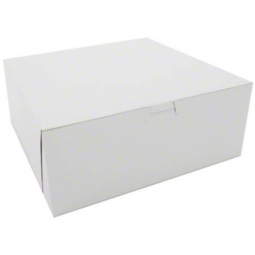 Southern Standard Bakery Box White 10" x 10" x 4" Pack 100 / cs