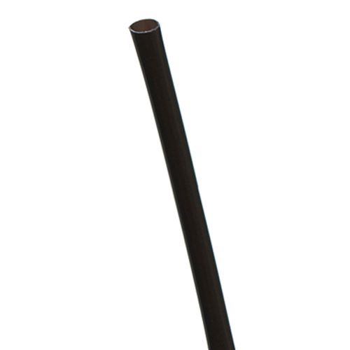 Winstraw Unwrapped Jumbo Straw Black 7.75" Pack 50 / 250 cs