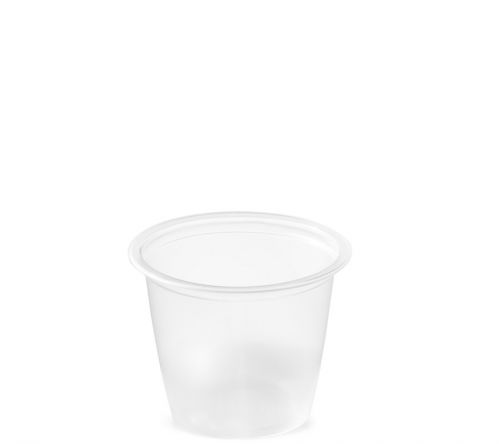 Amhil Plastic Souffle Cup 1 oz Pack 2500 / cs