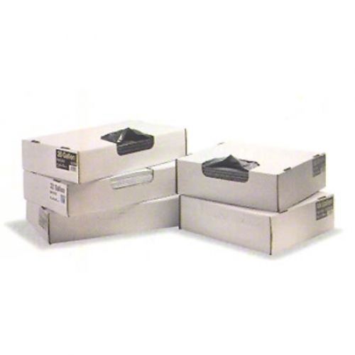 60 Gal. Low Density Can Liner 44''x56'' 1.2mil, Flat Pack, Charcoal, 100 Count