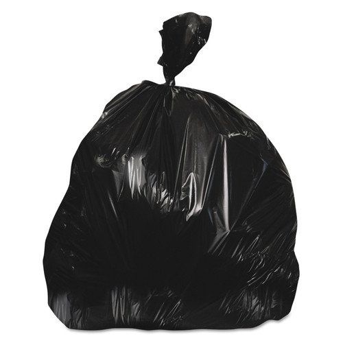 16 Gal. Low Density Can Liner 24''x32'' 0.7mil, Flat Pack, Black, 500 Count