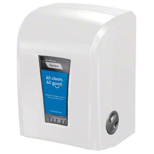 Electronic Hybrid Towel Dispenser, White