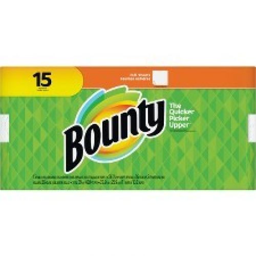 2-Ply Kitchen Paper Towel Roll 11''x10.2'', 36 Sheets, White (15 Per Pack, 1 Pack)