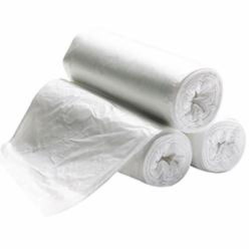 16 Gal. High Density Can Liner 24''x33'' 12mic, Coreless Roll, Translucent, 25 Count