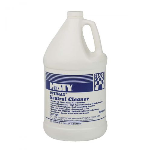 Misty Optimax Neutral Cleaner EP 1 Gallon Pack 4 / cs