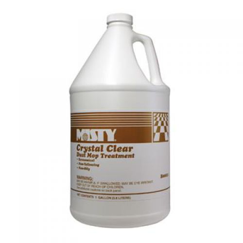 Misty RTU Dust Mop Treatment Crystal Clear 1 Gallon Pack 4 / cs