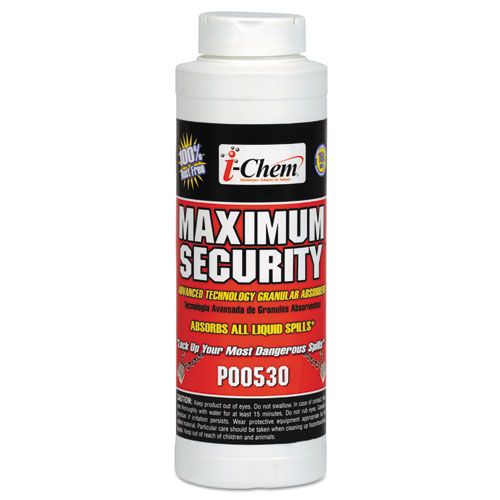 Maximum Security Spill Absorbent i-Chem 32 oz Canister Pack 12 / cs