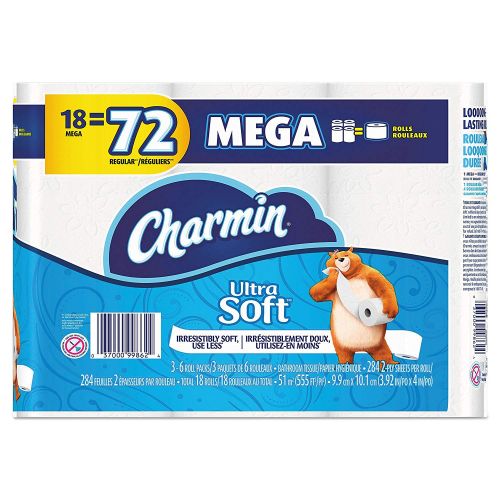 Ultra Soft Bath Tissue Mega Roll 284 Sheets