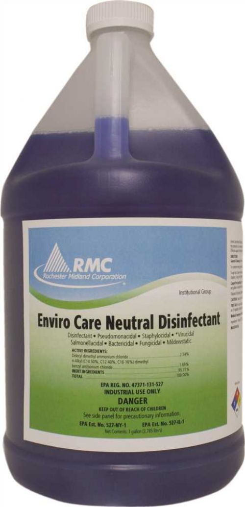 Rochester Midland ENVIRO CARE Neutral Disinfectant Pack 4/1 gal