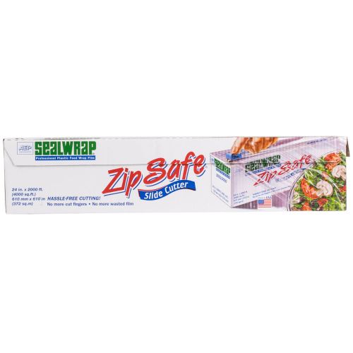 Zip Safe Slide Cutter Film Wrap Roll 24''x2000'
