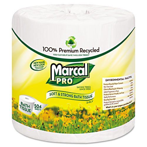 Marcal PRO Bath Tissue 2ply Poly Pack Pack 48/504