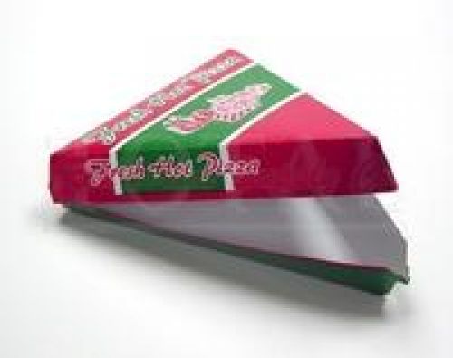 Triangular Pizza Slice Carton 8-3/8''x 6-7/8''x 1-3/4''