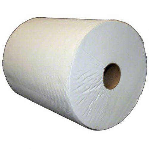 Cut-N-Dry 1-Ply Hardwound Towel Roll 10''x800', White (6 Rolls)