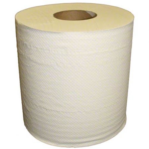 2-Ply Centerpull Paper Towel Roll 8''x12'', 600 Sheets, White (6 Rolls)