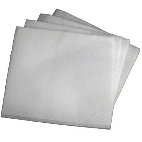Airlaid Industrial 1/4 Fold Medium Weight Wipers 12''x13'', White (50 Per Pack, 16 Packs)
