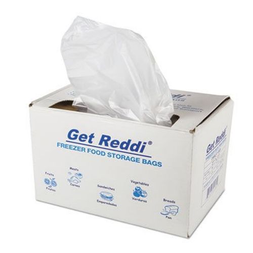 High Density Bun Pan Freezer Roll Bag w/ Tie 37'' 0.5mil, Clear (200 Per Case)