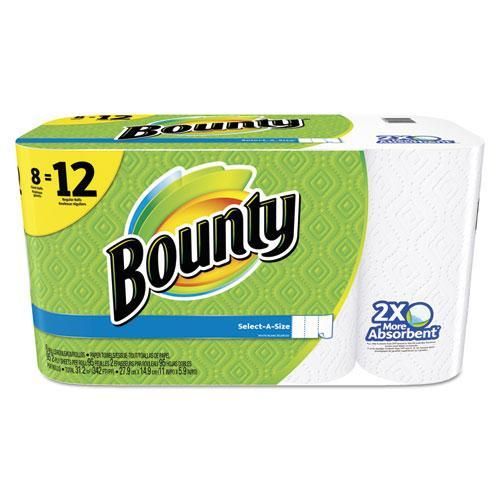 2-Ply Select-A-Size Kitchen Paper Towel Roll 11''x5.9'', 95 Sheets, White (8 Per Pack, 1 Pack)