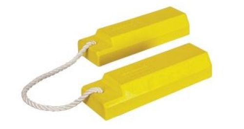 Checkers Rubber Aviation Chock 24x5x4.33in Pack EA