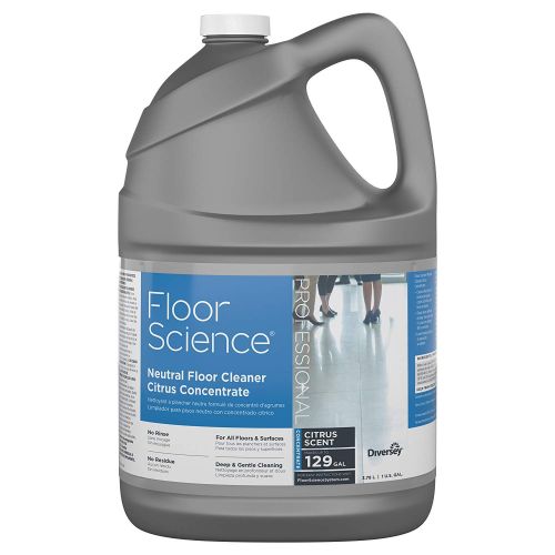 Floor Science Neutral Floor Cleaner Citrus Concentrate 1 Gallon Pack 4 / cs