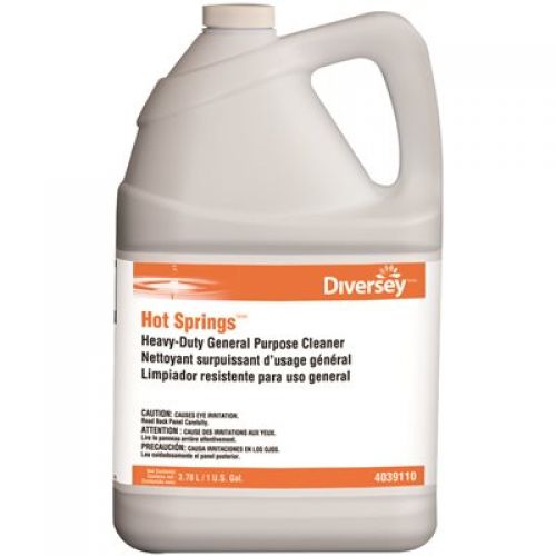 Hot Springs General Purpose Cleaner Heavy Duty 1 Gallon Pack 4 / cs