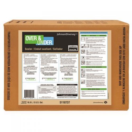 Over & Under Plus Floor Sealer BIB 5 Gallon Pack 1 / cs