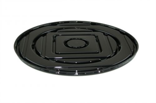 10.25'' Black Cake Base With 3.5'' Dome Fits 8'' or 9'' Cake