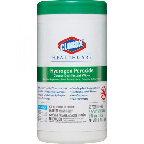 Hydrogen Perxoide Disinfecting Wipes Refill, 185 Count