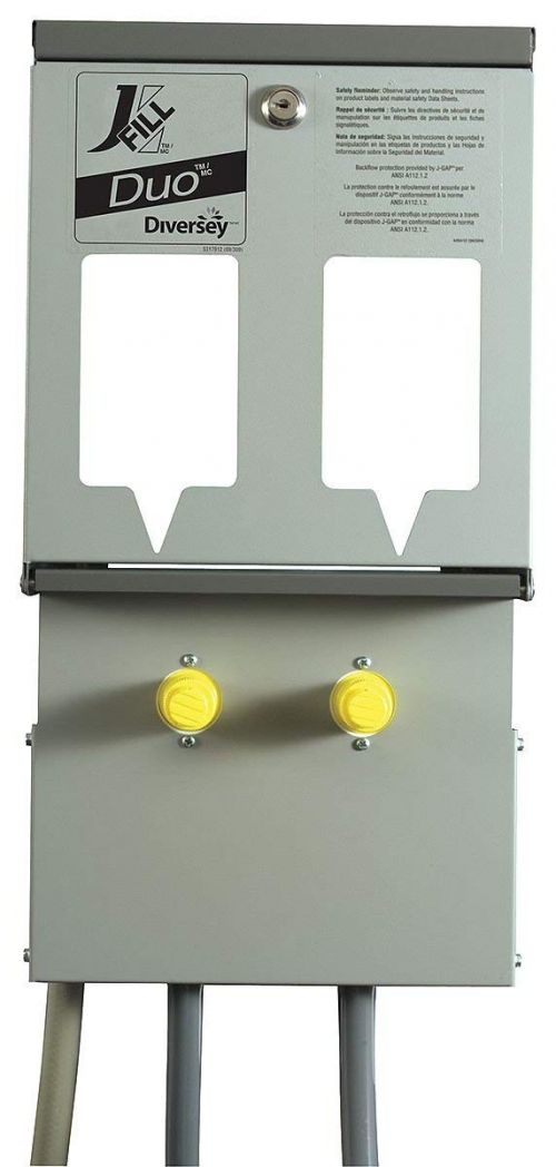 J-Fill Duo Dispenser Gray Air Gap Backflow Prevention Pack 1 / EA