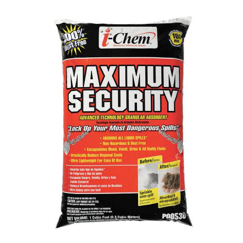 Maximum Security Spill Absorbent i-Chem 1 Cubic Foot Bag Pack 1 / cs