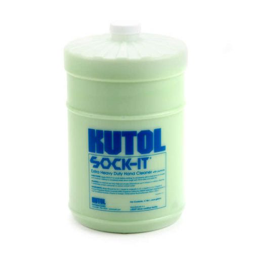 Kutol Sock-It Hand Cleaner With Pumice Green/Lemon-Lime 1 Gallon Flat Top Pack 4 / cs