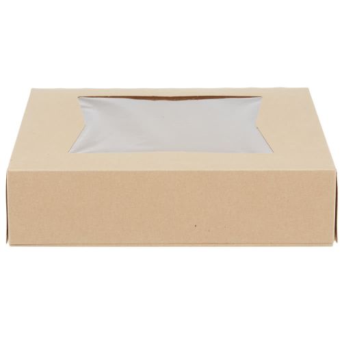 Southern 10x10x2.5 Auto Window Plain Kraft Box Pack 200